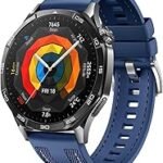 Strap Compatible with Huawei Watch GT5 Pro/GT5/GT4 46 mm/Huawei Watch GT 3 2 Pro/GT3 46 mm/GT2/GT 2.22 mm, Silicone Replacement Strap for Vivoactive 4
