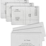 Set of 3 Filters for Miele Vacuum Cleaners [Complete C3, C2, C1, Classic C1, Compact C1/C2, Dynamic U1, S8340] - Replaces SF-SAC 20/30 AirClean - 3 Exhaust & 3 Motor Protection Filters [S200-S899