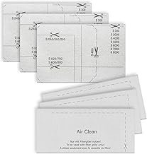 Set of 3 Filters for Miele Vacuum Cleaners [Complete C3, C2, C1, Classic C1, Compact C1/C2, Dynamic U1, S8340] - Replaces SF-SAC 20/30 AirClean - 3 Exhaust & 3 Motor Protection Filters [S200-S899