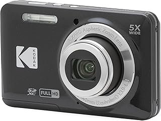 KODAK Pixpro FZ55-16 Megapixel Digital Camera, 5X Optical Zoom, 2.7 LCD Monitor, Optical Image Stabiliser, 720p Full HD Video, Lithium-Ion Battery