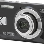KODAK Pixpro FZ55-16 Megapixel Digital Camera, 5X Optical Zoom, 2.7 LCD Monitor, Optical Image Stabiliser, 720p Full HD Video, Lithium-Ion Battery