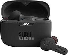 JBL Tune 235 NC, True Wireless Noise-Cancelling In-Ear Bluetooth Headphones with 48 Hours Battery Life, IP54 Water and Dust Resistant, Comfortable Stick-Closed Design, Black