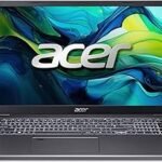 Acer Aspire 17 (A17-51M-74F2) Laptop, 17.3-Inch FHD IPS Display, Intel Core 7 150U, 32 GB RAM, 1 TB SSD, Intel Graphics, Windows 11, QWERTZ Keyboard, Grey