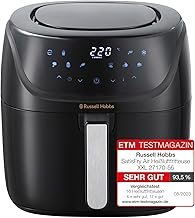 Russell Hobbs SatisFry 27170-56 Hot Air Fryer XXL 8L Rapid AirFryer Compact Housing 7 Cooking Functions 10 Programmes Dishwasher Safe Max 220 °C Fryer without Oil, Grilling, Baking, Roasting