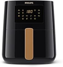 Philips Airfryer 5000 Connected Series - Healthy, Versatile Cooking with Rapid Air Technology, 13 Preparation Modes, Touch Screen, 4.1 L Capacity, Perfect for Families (HD9255/80)