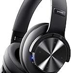 Picun B8 Bluetooth-Kopfhörer, 120 Stunden Wiedergabezeit, kabellose Bluetooth-Kopfhörer mit 3 EQ-Modi, niedriger Latenz, Freisprechfunktion, Over-Ear-Kopfhörer für Reisen, Schwarz