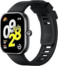 Xiaomi Redmi Watch 4 Smartwatch with 1.97 Inch AMOLED Display with 390 x 450 Pixels and 60 Hz, Up to 20 Days Battery Life, HyperOS, Heart Rate and Blood Oxygen Measurements - Obsidian Black