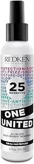 Redken Multi-Benefit Treatment, Moisturizing Care Spray for All Hair Types, Heat Protection & Anti-Hair Breakage, One United, 1 x 150 ml