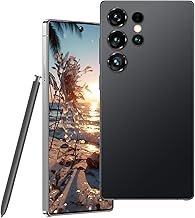 G24 Ultra Unlocked Smartphone, 8GB + 256GB, 5G Dual SIM Android Phone with Pen, 7000mAh Battery, 7.3" HD Display, Face Detection, Fingerprint Lock, GPS - Black