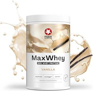 MaxWhey Vanilla Protein Powder, Vanilla, 420 g