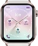 Ice-Watch - Ice smart 3.0 1.78 AMOLED GPS - Rectangular Connected Watch (1.78 inches) - Waterproof smartwatch (IP68), Rose Gold and White, Modern