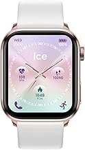 Ice-Watch - Ice smart 3.0 1.78 AMOLED GPS - Rectangular Connected Watch (1.78 inches) - Waterproof smartwatch (IP68), Rose Gold and White, Modern