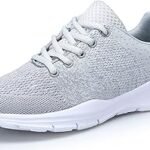 KOUDYEN Running Shoes Breathable Trainers Lace-Up Sports Shoes Trainers for Men Women