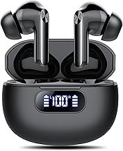 Kopfhörer Kabellos Bluetooth, In Ear Kopfhörer Bluetooth 5.3 mit 4 ENC Noise Cancelling Mic, 2025 Neue Kopfhörer Kabellos LED Anzeige, 48Std Earbuds, HiFi Stereo IP7 Wasserdicht Ohrhörer für Arbeit