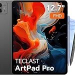 TECLAST Tablet Artpad Pro 12.7 Inch Android 15 Tablets, Helio G99 Gaming Tablet | 20GB RAM 256GB ROM | Dual SIM LTE | 10000mAh | Widevine L1 | GPS/GMS | USBC Connection | 30W Quick Charge | Pen incl.