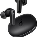 soundcore by Anker P2 Mini Bluetooth Headphones, In-Ear Headphones with 10 mm Audio Driver, Intense Bass, EQ, Bluetooth 5.2, 32 Hours Battery, Charging with USB-C, Minimalist Design (Night Black)