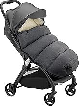 Baby Footmuff for Pram Winter, Foot Muff Pram Baby Winter Pram Foot Muff, Foot Muff Buggy, Winter Foot Muff Thickened, Universal, Grey
