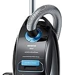 Siemens - VSQ5X1230 - “Q5.0 extreme silencePower” Vacuum Cleaner - Energy Efficiency Class B (850 Watt, 4 L Vacuum Cleaner Bags, High-Performance Hygiene Filter) - Black, Without Additional Bag, Black