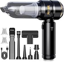 Handheld Vacuum Cleaner, 26 KPA Handheld Vacuum Cleaner Battery Wireless, 4-in-1 Car Vacuum Cleaner Strong, Battery Vacuum Cleaner with Brushless Motor for Car, Home, Pet Hair, Sofa Cleaning