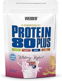 WEIDER Protein Powder Protein 80 Plus, Forest Fruit Yogurt, 500 g