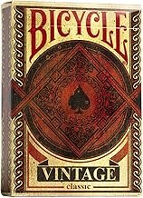 Fournier 1040828 Bicycle Vintage Collectors’ Card Game, Black and Red