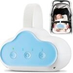Jkevow Pram Swinger, Rechargeable Sleeping Aid for Babies with 3 Adjustable Swing Intensities and 30, 60, 90 Minute Timer, Universal for Pushchairs and Buggies, Compact, Ideal