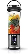 Ninja Blast BC151EUBK Portable Mixer & Smoothie Maker, 530 ml Cup with Leak-proof Lid & Drinking Opening, Powerful, Wireless & Rechargeable, Crushes Ice & Frozen Fruit, Black