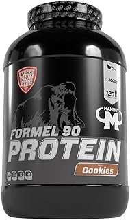 Mammut Nutrition Formula 90 Protein Powder Cookies - 3kg - 4-Component Whey Protein Powder with Soy Protein Isolate, Milk Protein, Egg Protein & Vitamin B6 - 77% Protein