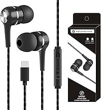 liuchanghe Wired Headphones In-Ear Earphones Earbuds with Microphone and Volume Control for Phone Android Smartphone Laptop MP3 Players