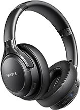 BERIBES Wireless Bluetooth Headphones Over Ear, 65 Hours, with 6 EQ Modes, HiFi Stereo, Built-in Microphone, Foldable Wireless Headphones for Mobile Phones/iPad/Laptops/PC, Black