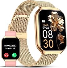 Fitness Tracker with Phone Function, 1.91 Inch Touch Screen, IP68 Waterproof Fitness Watch, Women's Smartwatch 200+ Sports Modes