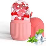 Ice Roller Face, Ice Roller Face Tightening, Face Roller for Anti-Ageing Wrinkles Firming Dark Rings Reduce Muscle Soreness, Skincare Tools, Migraines, Pain Relief