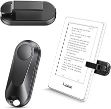K2 RF Remote Control for Side-turning for Reading on Kindle, Paperwhite, Kobo, Surface, iPhone/Android Tablets, Comics/Novels, Photography, Camera, Video Recording (Black)