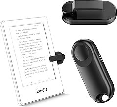 K1 RF Remote Control for Side-turning for Reading on Kindle, Paperwhite, Kobo, Surface, iPhone/Android Tablets, Comics/Novels, Photography, Camera, Video Recording (Black)