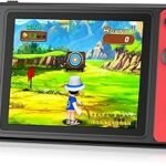 32 Bit Handheld Games for Children, Built-in 139 Video Games, 3.0 Inch IPS Screen, Rechargeable Arcade Gaming Player, Electronic Toy for Boys and Girls, Blue, Red