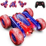 Dreamlandia Remote Controlled Car from 3-10 Years, 2.4 GHz 360° Flip RC Car Outdoor Toy from 3-8 Years Boy, 4WD Monster Truck Birthday Christmas Gifts for Children, Boys