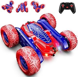 Dreamlandia Remote Controlled Car from 3-10 Years, 2.4 GHz 360° Flip RC Car Outdoor Toy from 3-8 Years Boy, 4WD Monster Truck Birthday Christmas Gifts for Children, Boys