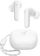 soundcore by Anker P20i Wireless Bluetooth Headphones In-Ear, 10 mm Driver, Bluetooth 5.3, Adjustable EQ, 30 Hours Playtime, IPX5 Waterproof, 2 Micros with AI, Can Be Used Individually (White)