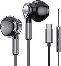 USB C Headphones for Samsung Galaxy S22 Ultra S21 FE S20 A53 USB C Headphones with Microphone, In-Ear Headphones with Cable, Earphones USB Type C Headphones for iPad Pro 2021/2020 iPad Air 5/4/Mini 6, Pixel 3 2