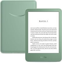 Certified Refurbished Amazon Kindle (16 GB) – Lightest and most compact Kindle with glare-free display, faster page turns, adjustable front light and long battery life – With Ads – Matcha green