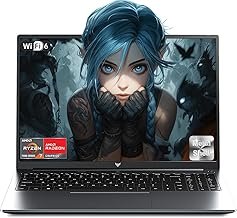Ryzen 7 7730U Gaming Laptop, 15.6 Inch Laptop, 16-Thread CPU, up to 4.5 GHz, 16 GB RAM, 512 GB SSD, NVMe PCIe 3.0, Supports 4 TB SSD Expansion, Gaming Laptops, Lightweight, WiFi6, HDMI