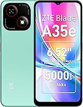 ZTE Blade A35e, Android Mobile Phone, Smartphone without Contract: 2GB + 64GB Memory, Green, 5000 mAh Battery & 6.52 Inch HD + Display