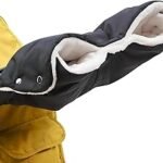 Hand Warmer Pram Universal Size Hand Muff, Waterproof and Windproof with Soft Flannel and Fleece, for Buggies, Prams, Bicycle Trailers in Winter, Keeps Hands Nice Warm, Breathable