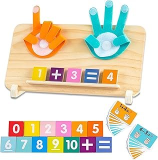 DQMOON Montessori Toy from 4 Years, 5 and 6 Years Numbers Educational Games Educational Valuable Maths Educational Toy, Sensory Children's Toy, Birthday Gifts for Preschool Boys Girls