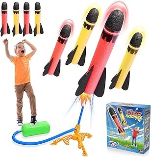 Rocket Toy for Children, Outdoor Toy from 3-12 Years Boy Outdoor Games Easter Gifts Children 3-12 Years Garden Toy Children for Outdoor Children's Toy from 3-12 Years